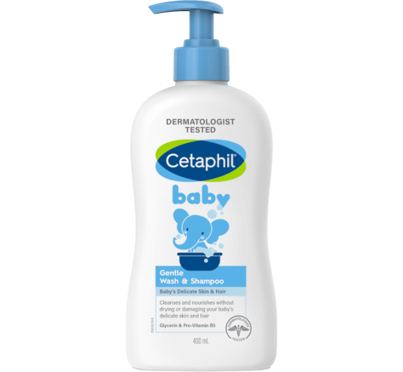 Sữa tắm gội cho trẻ em Cetaphil baby gentle 400ml