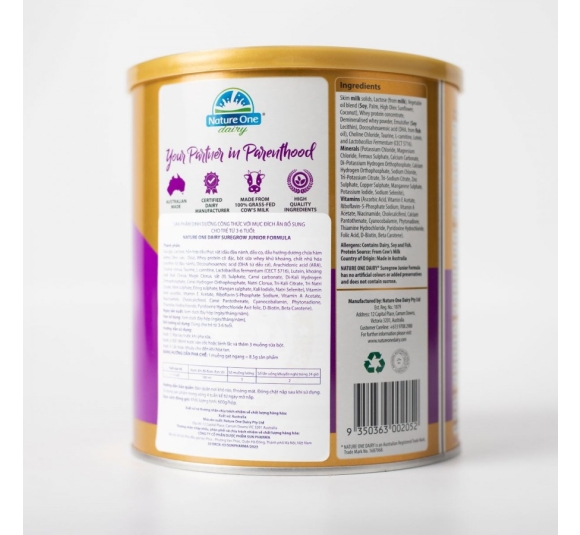Sữa Sure Grow HMM số 4 cho bé từ 3-6 tuổi - Hộp 600g