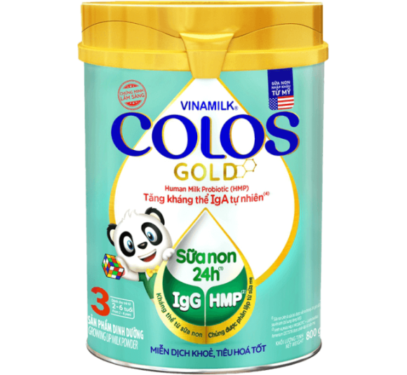 Sữa Vinamilk ColosGold số 3 800g (2-6 tuổi)
