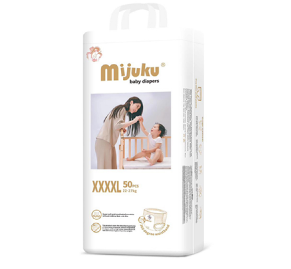Tã bỉm quần Mijuku 4XL50 (22-27kg) 