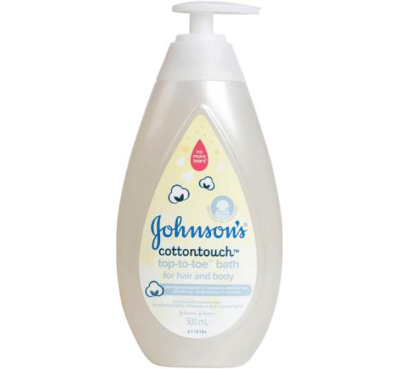 Tắm gội dịu nhẹ như bông Johnson's baby cotton touch 500ml
