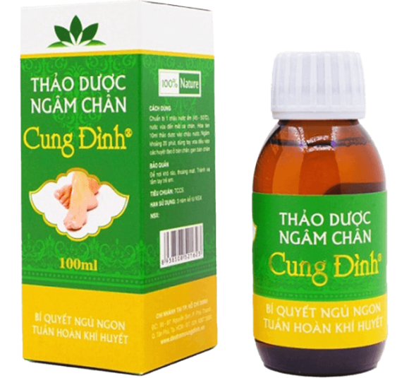 Thảo dược ngâm chân Cung Đình 100ml