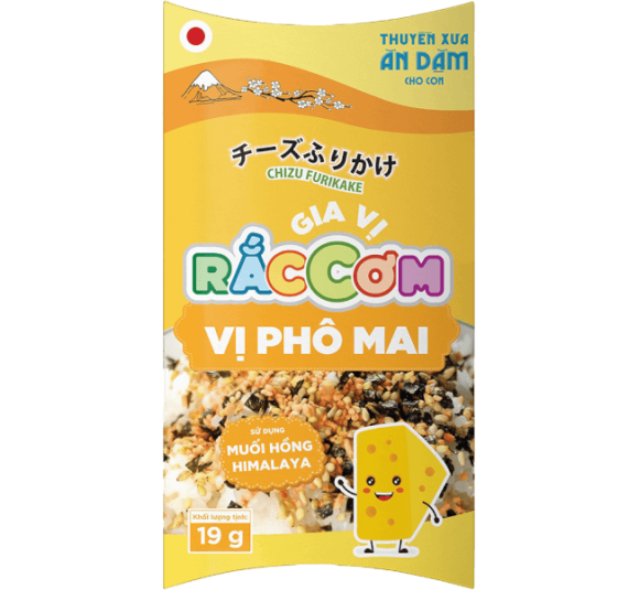 Thuyền Xưa Ăn Dặm Cho Con  - Gia vị rắc cơm  - Vị Cá Phô Mai 19gr