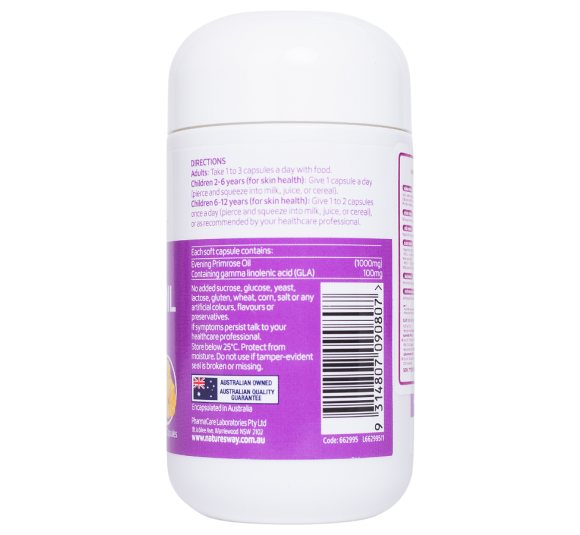 Tinh dầu hoa anh thảo Nature's Way Evening Primrose Oil 1000mg Hộp 60 viên