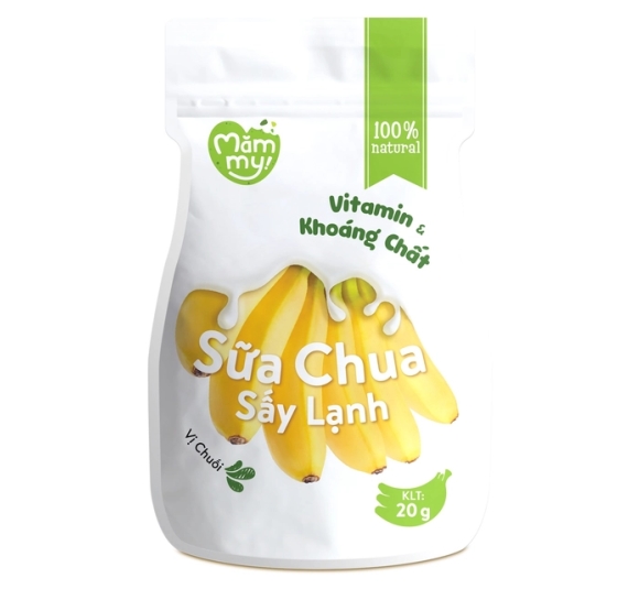 Sữa chua sấy vị chuối Mămmy 20g 
