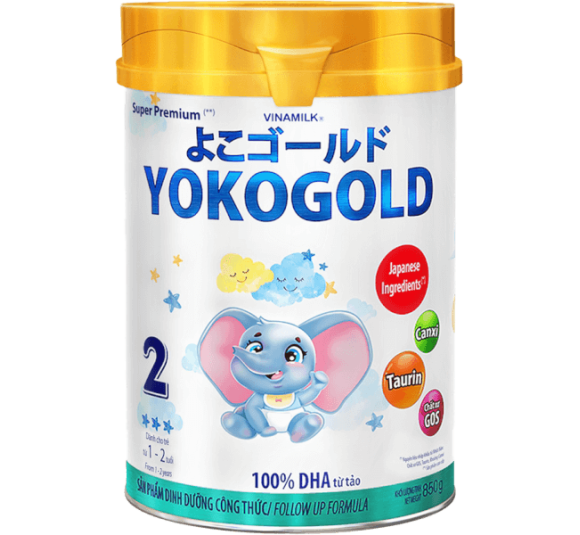 Sữa Vinamilk Yoko Gold 2 850g (1-2 tuổi)
