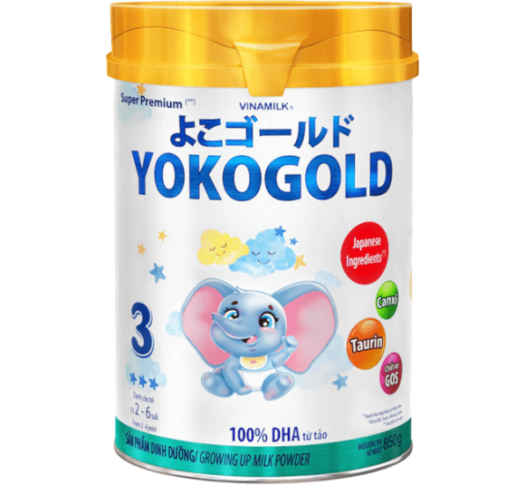 Sữa Vinamilk Yoko Gold 3 850g (2-6 tuổi)