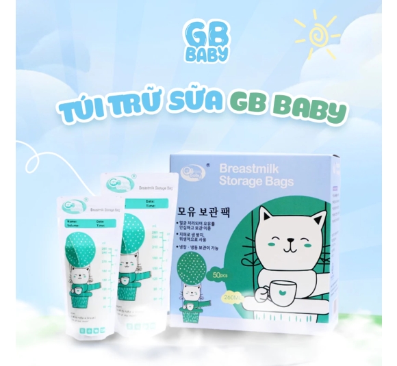 Túi trữ sữa GB-Baby 260ml