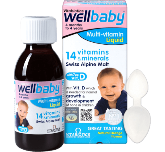 Thực phẩm bảo vệ sức khỏe WELLBABY MULTI-VITAMIN LIQUID