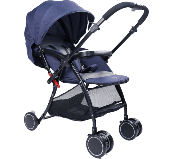 Xe đẩy 2 chiều CD-S570R màu xanh ghi và xám