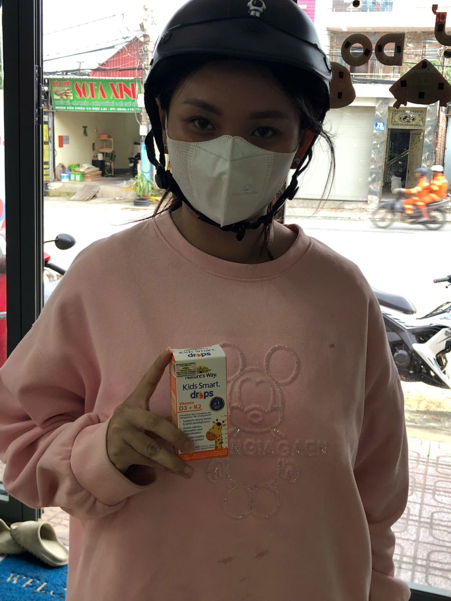 Mẹ My tin dùng D3K2 cho bé từ những ngày đầu 